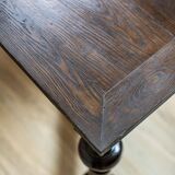 Antique Rectangular Oak Dining Table, 1890s