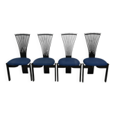 Set of 4 postmodern chairs Totem Torstein Nilsen Westnofa