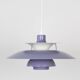 Rare suspension PH 5 indigo de Poul Henningsen, Louis Poulsen, 1958