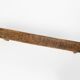 Decorative wooden low bench, France ca. 1850