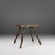 Industrial French Wooden Painters Stool, 1930s