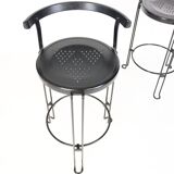 Four "Oblado" bar stools from the 80s