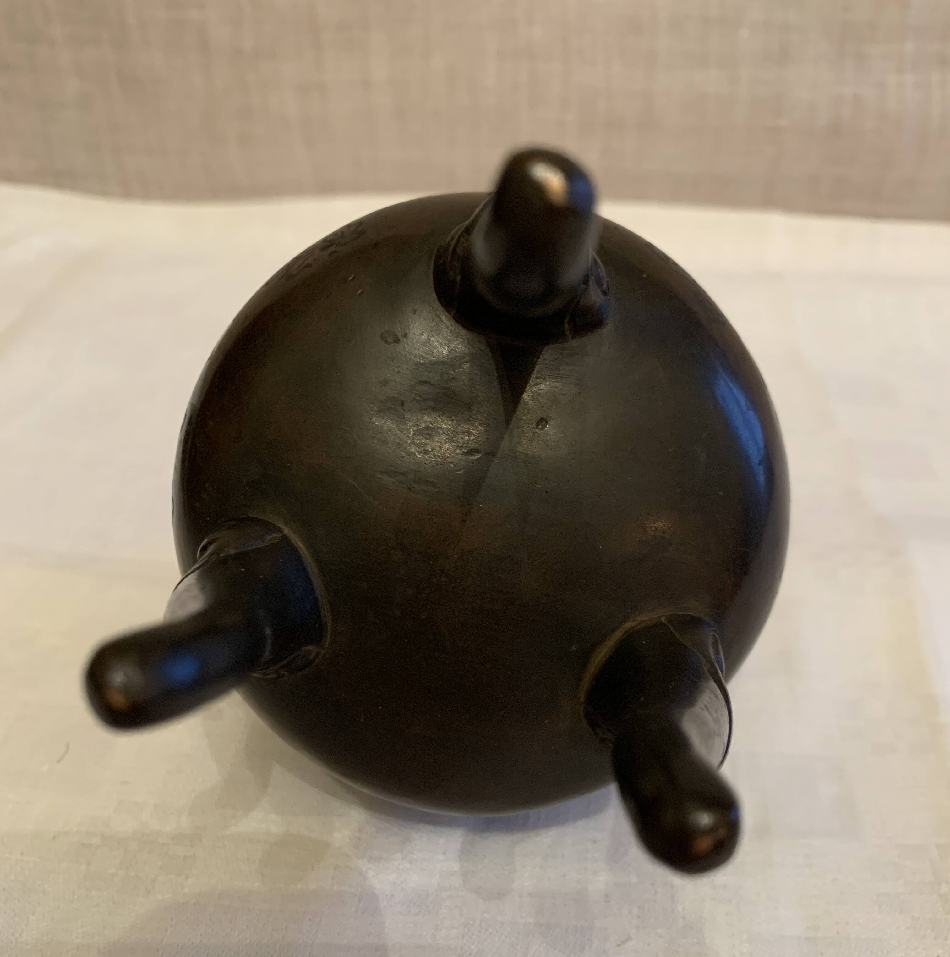 Bronze censer ashtray 1900