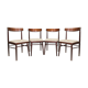 Set of four chairs wooden Jitona 1970