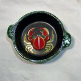 Shallow dish or ceramic serving dish by Gabriel Fourmaintraux.