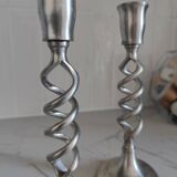 Two candle holders