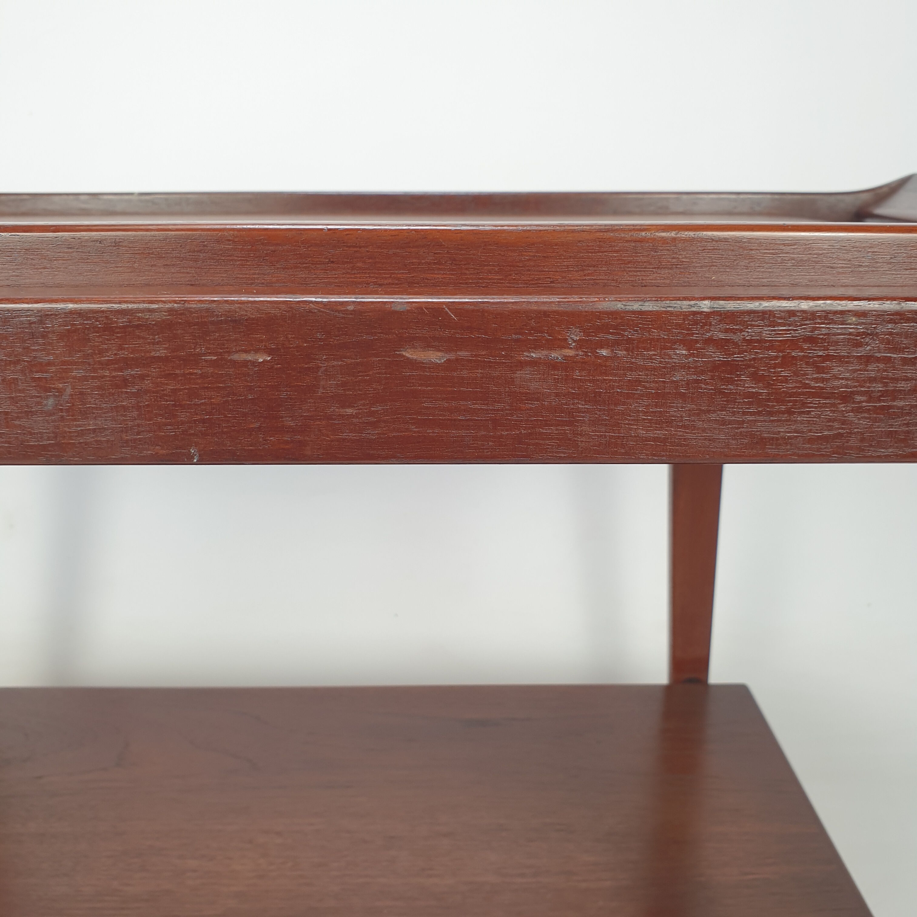 Mid-century italian teak trolley, 1960's