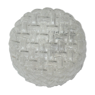 VINTAGE GLASS CEILING LAMP 60 YEARS