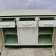 Low kitchen furniture formica ivory color