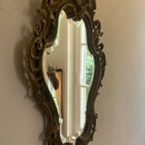Gilded bronze mirror