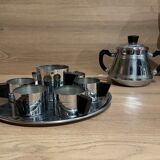 Service à café vintage inox