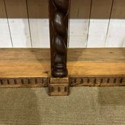 Bibliothèque de boiserie en chêne et sapin début XXème