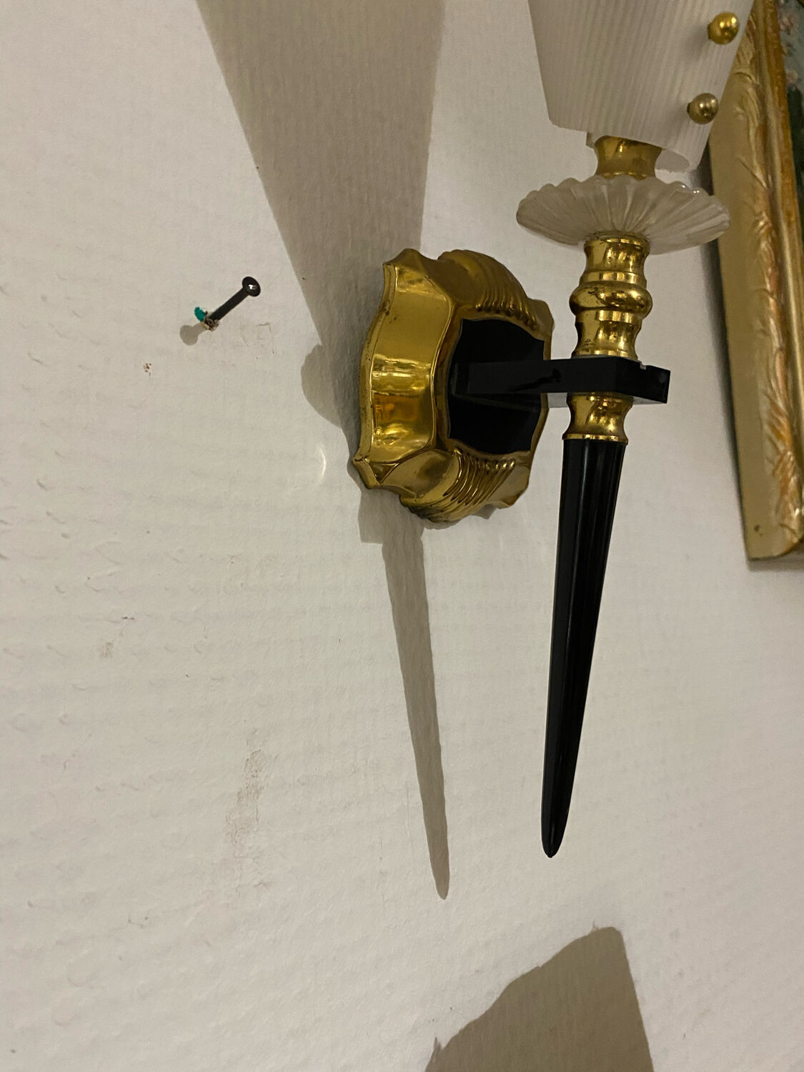 Pair of 50s wall lights