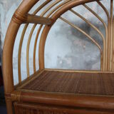 Vintage rattan shelf