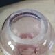 Bubble pink glass corolla vase