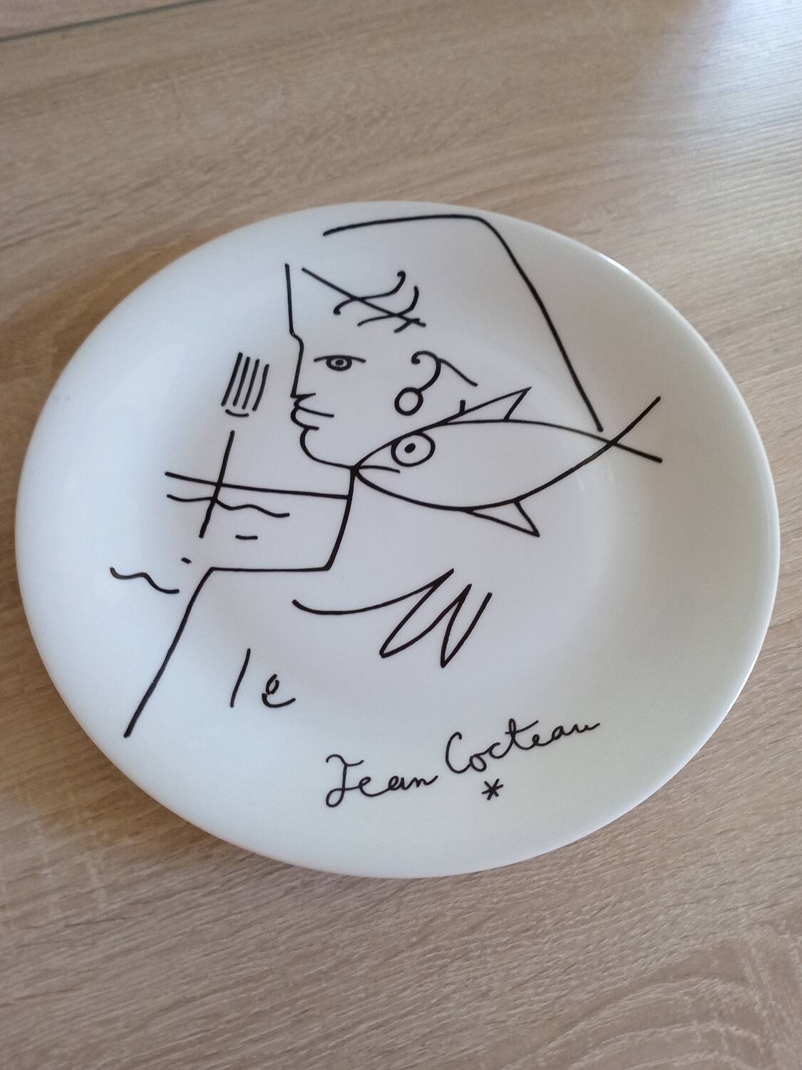 Assiette Cocteau Poseïdon