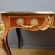 Regency style marquetry desk in precious woods – Late 19th century