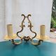 Paire d'appliques deux branches
