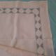 Tablecloth and embroidered linen towels