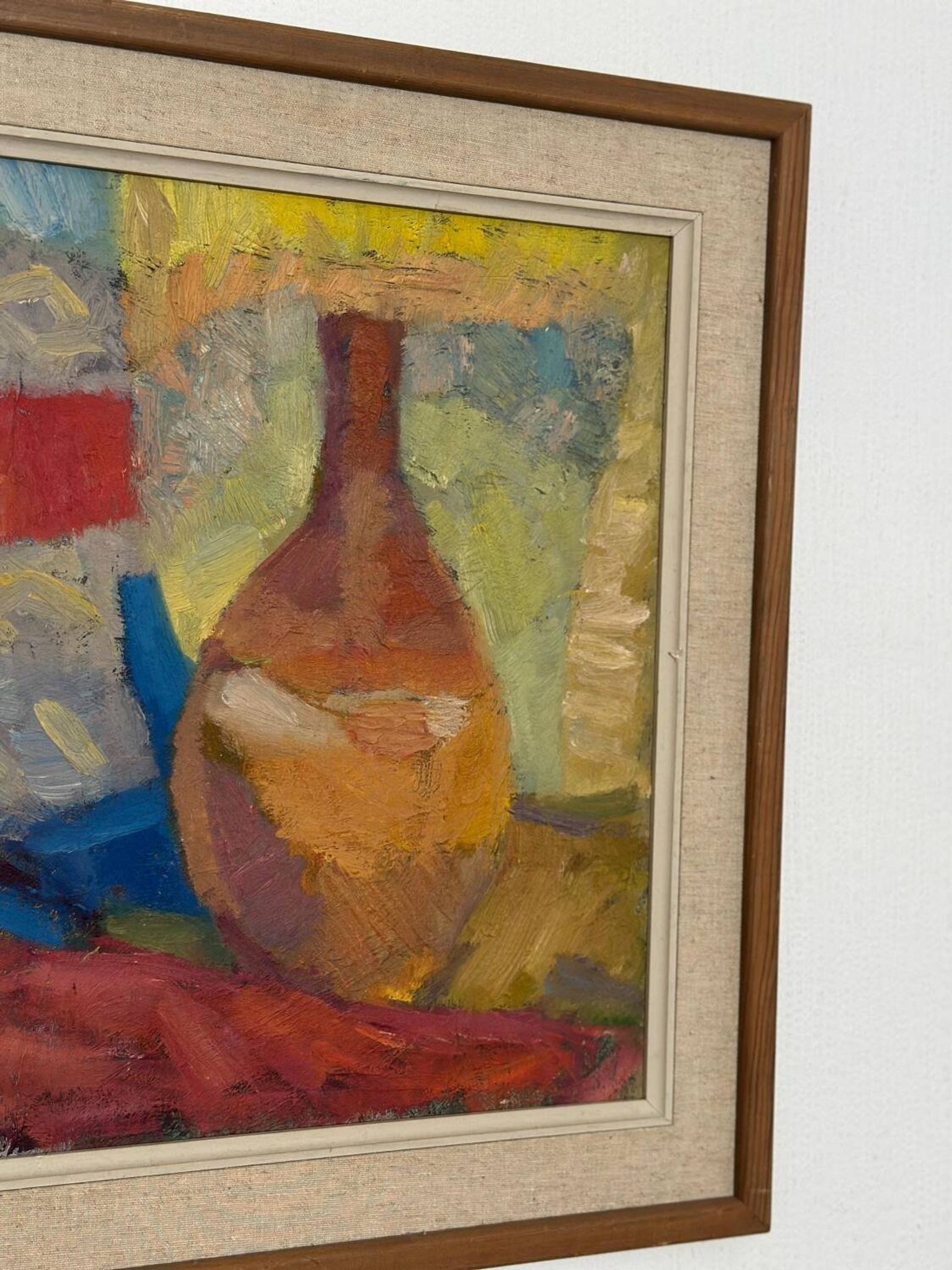 Swedish Oil on Canvas – “Vase”  by Britta Ringvall