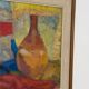 Swedish Oil on Canvas – “Vase”  by Britta Ringvall