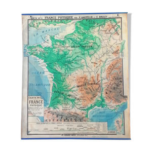 Ancienne carte de la France N°11