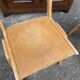 Pair of scandinavian chairs feet compass 1960