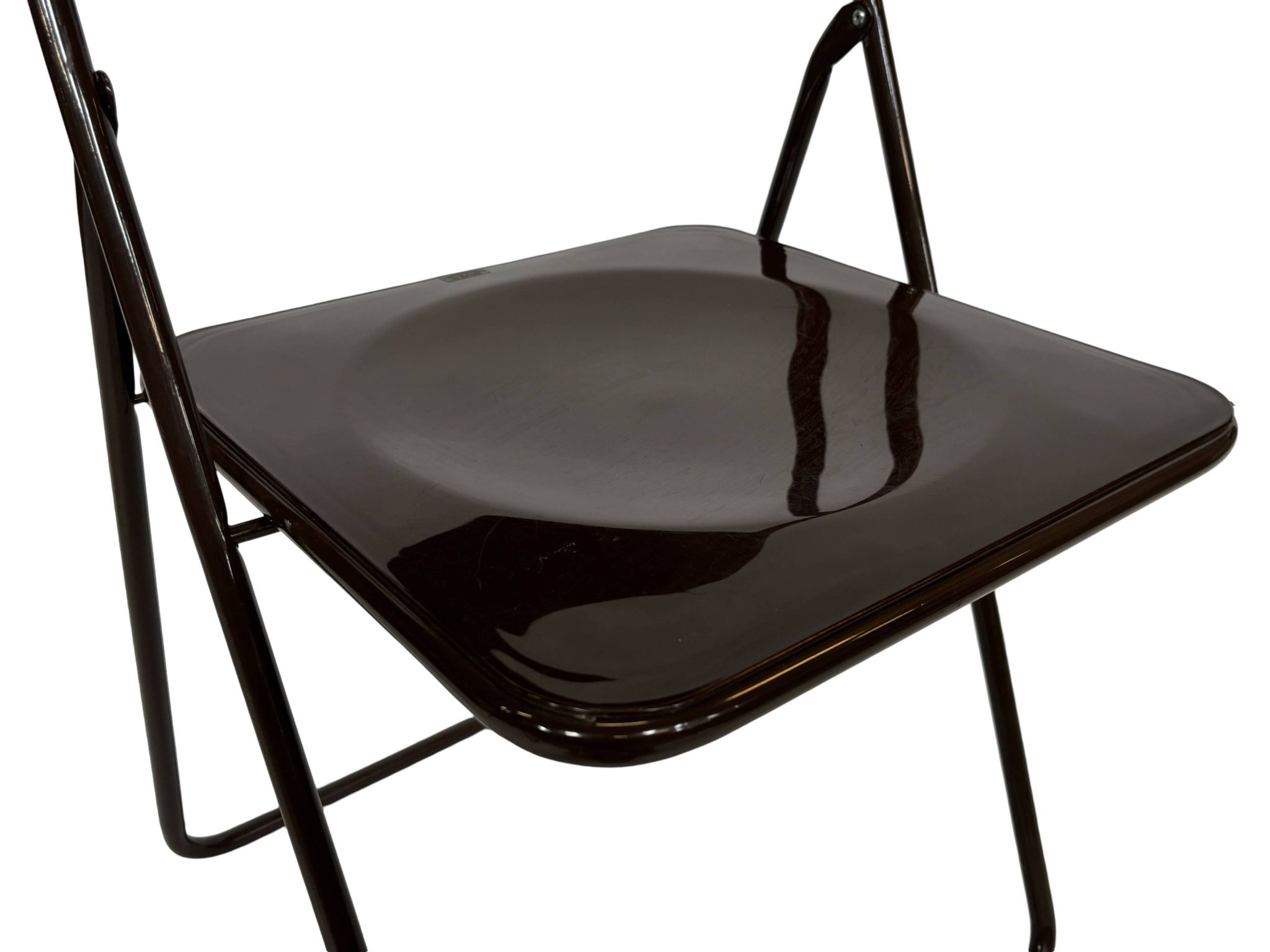 Vintage Ted Folding chairs Niels Gammelgaard for Ikea - Set of four - in Dark Brown