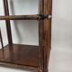 Bamboo Shelf / Smoked glass on foot 70s