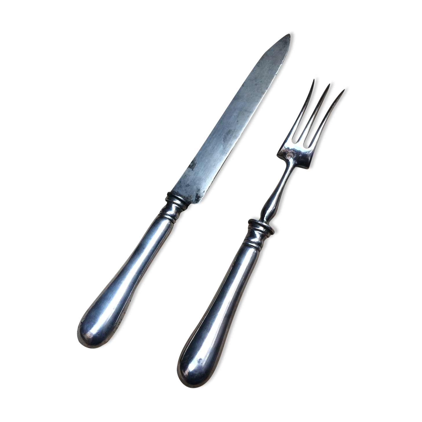 Paire de couverts de service Christofle