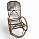 Rohé Noordwolde bent wicker / rattan rocking chair