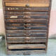 Old printing furniture