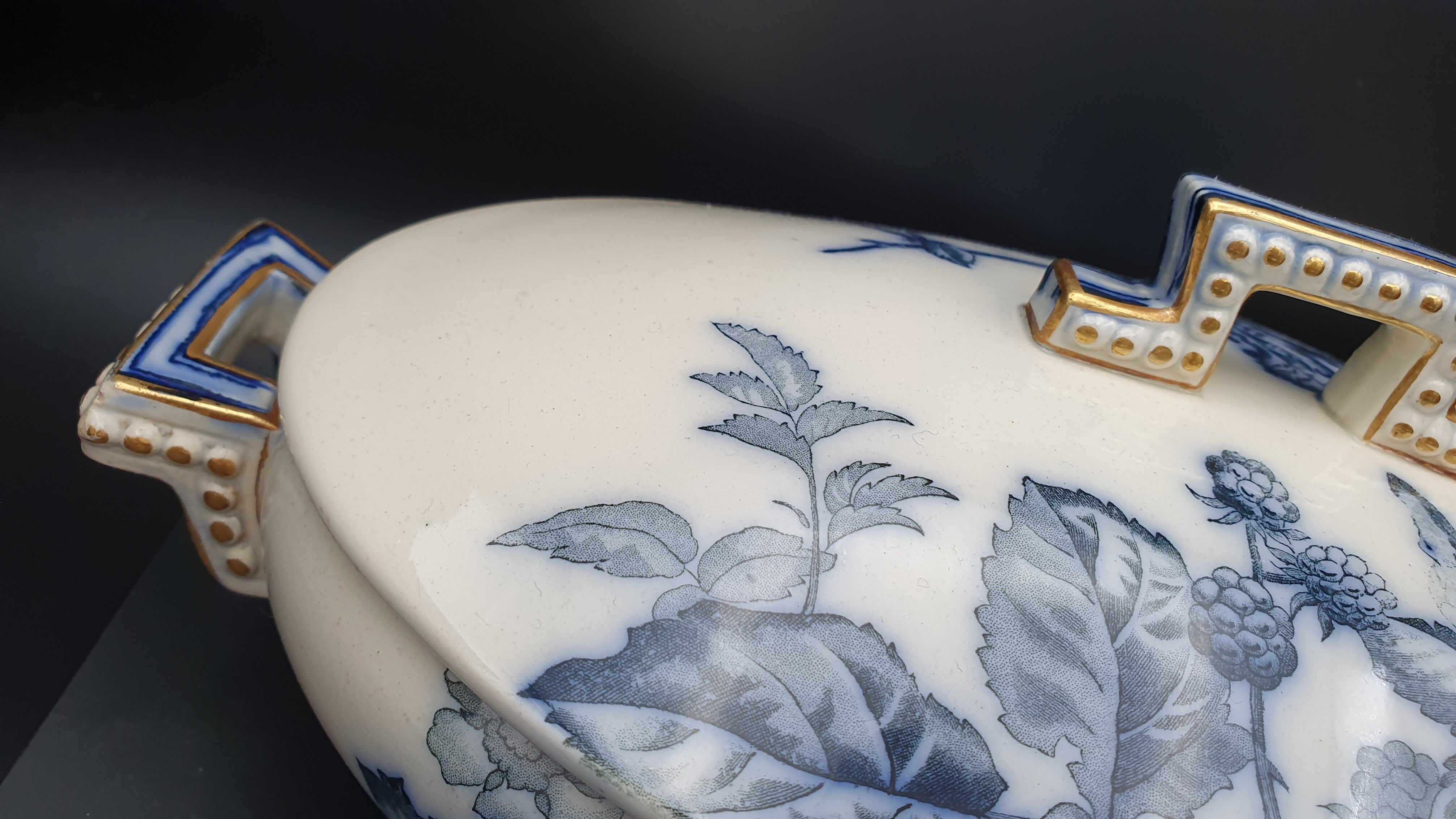 Dish bwm & co collection pomona 1850 english earthenware -brown westhead and more