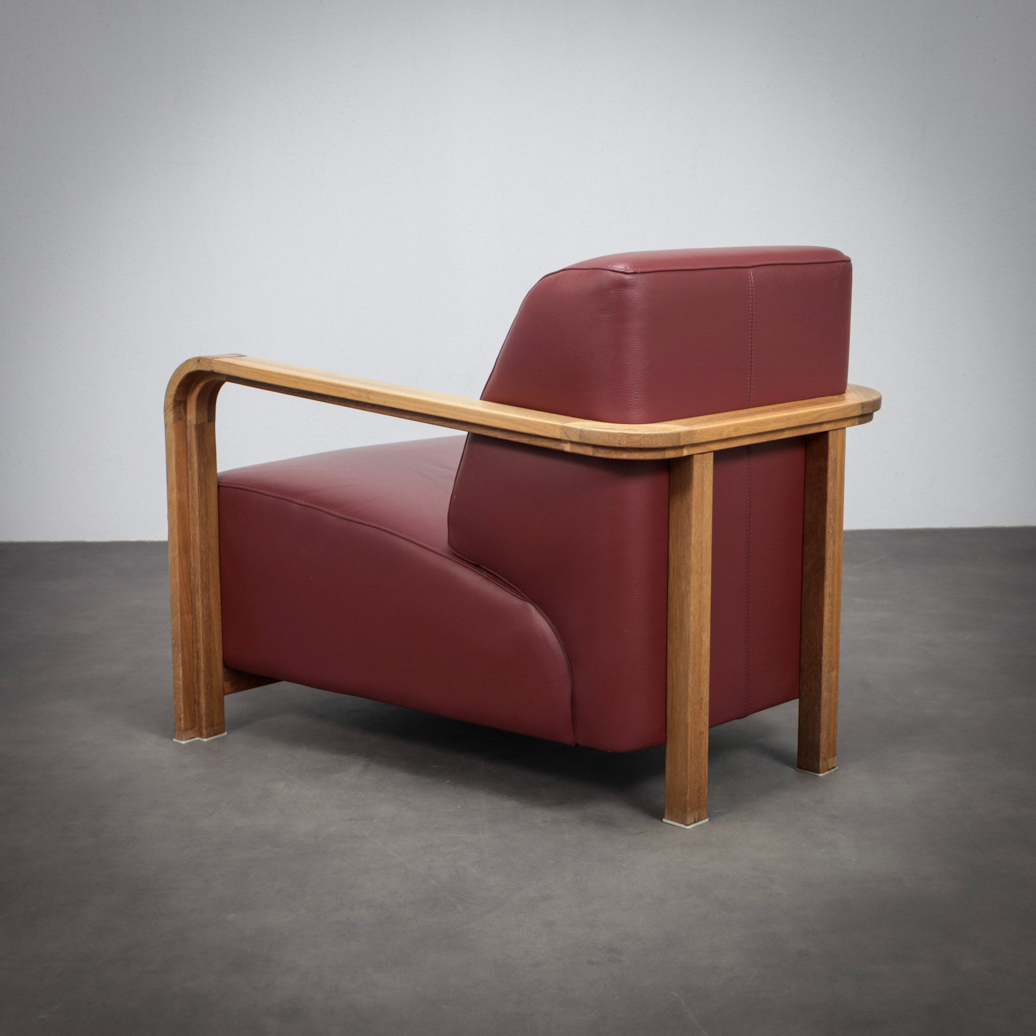 Pair of Hemingway lounge chairs by Hugo de Ruiter, Netherlands, 1990s