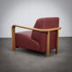 Pair of Hemingway lounge chairs by Hugo de Ruiter, Netherlands, 1990s