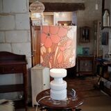 Foot porcelain vintage lamp