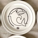 Esso Advertising Dessert Plates