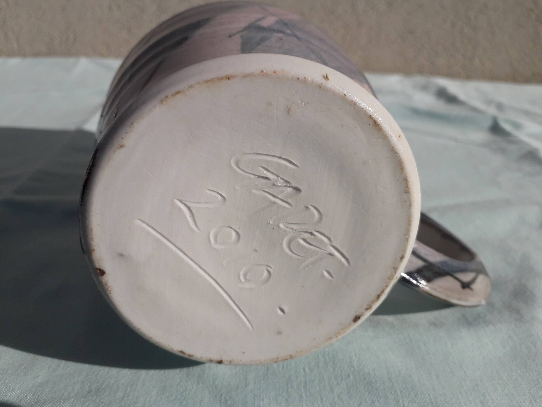 Stoneware pitcher design La Borne