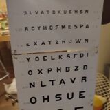Vintage ophthalmology scale