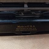 Remington portable typewriter from the 1930s and safe
