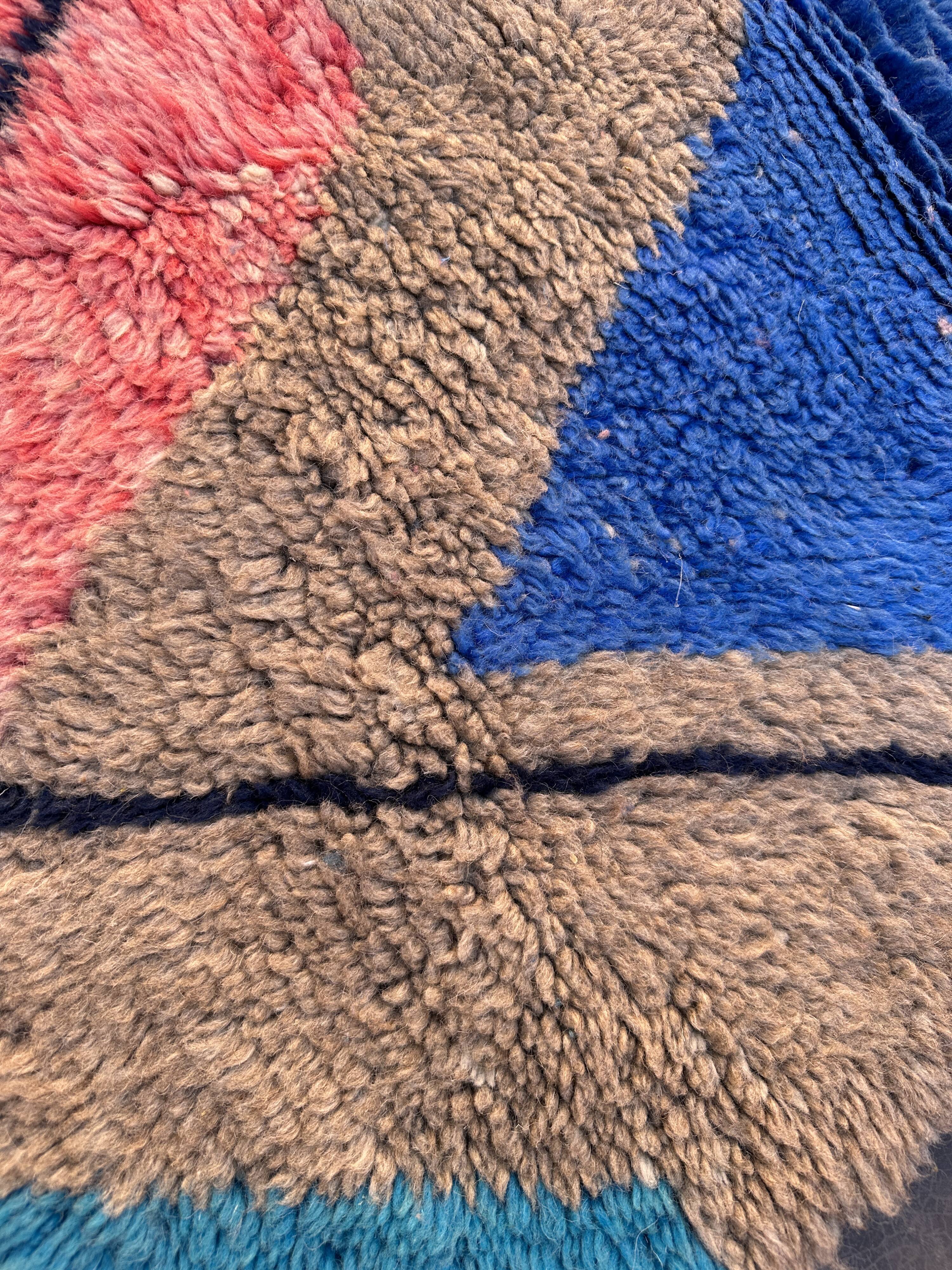 Colorful Beni M'Rirt Berber rug - 150 x 106 cm