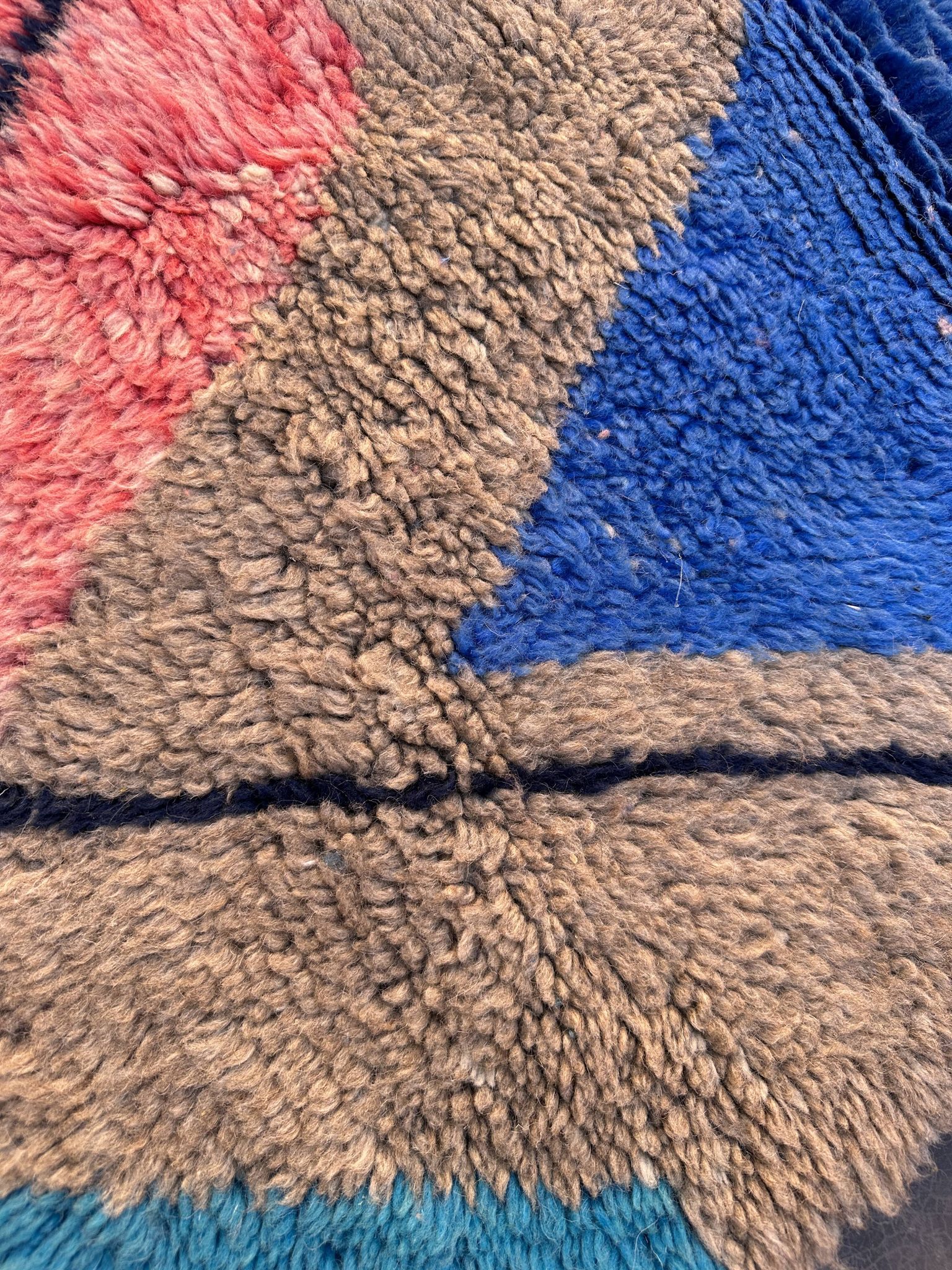 Colorful Beni M'Rirt Berber rug - 150 x 106 cm