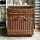 Trunk, chest in woven wicker