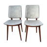 Ensemble de 2 chaises de style scandinave