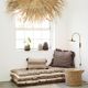 Aged brass wall lamp