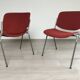 Set of 2 DSC 106 Giancarlo Piretti chairs produced by Castelli, 1970s