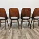 Chaises de salle à manger par Radomir Hoffman pour ton, années 1950, Set de 4