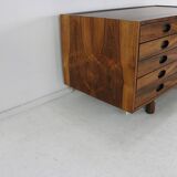 Beautiful italian design secretary desk by Frattini for Bernini