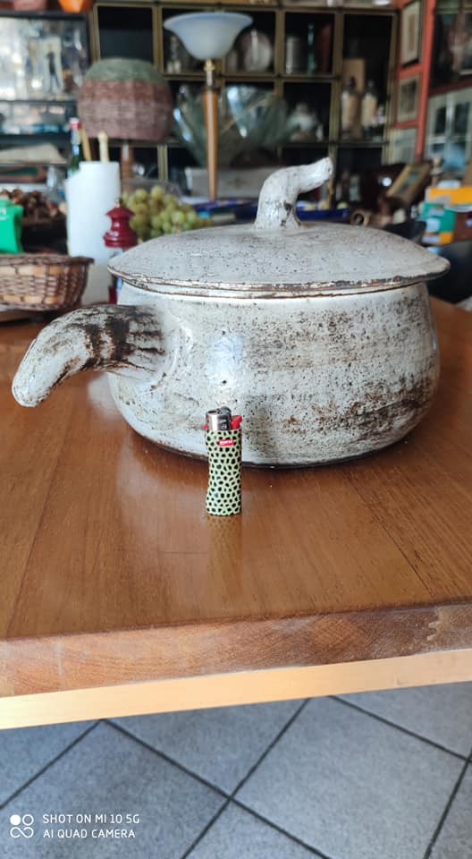 Ceramic soup tureen from Vallauris, circa 1960