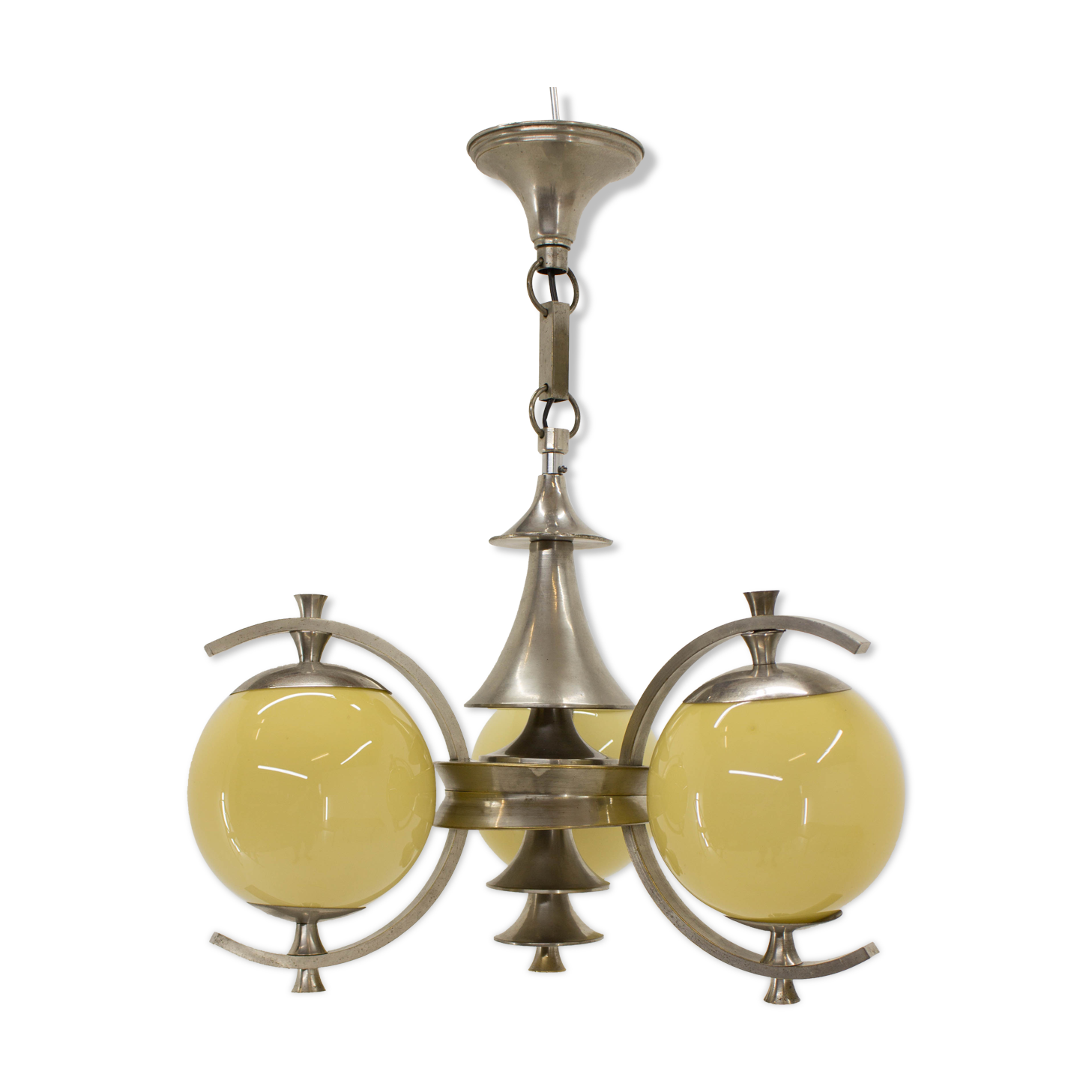 Rare Art Deco Chandelier, 1920s